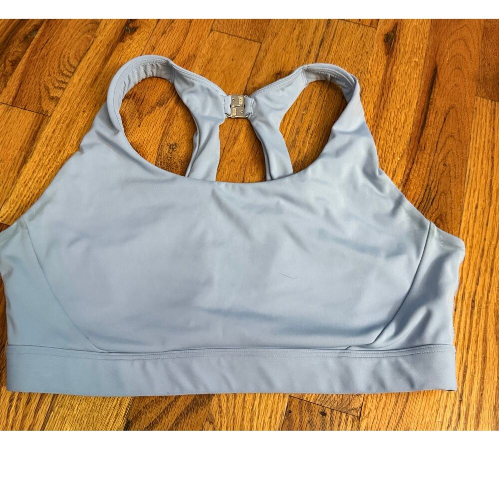 Athleta Blue Criss Cross Sports Bra